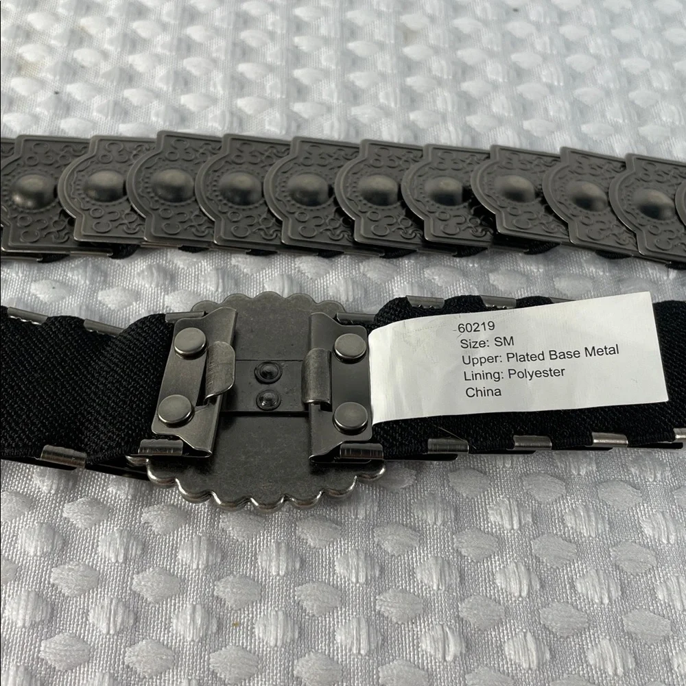 METAL STRETCH SCALE BELT WITH RHINESTONE FTL-01-196